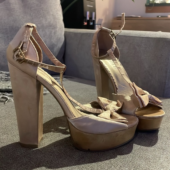 High platforms gold vintage - Picture 2 of 3